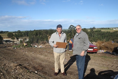 Near-flunk report for dumpsite